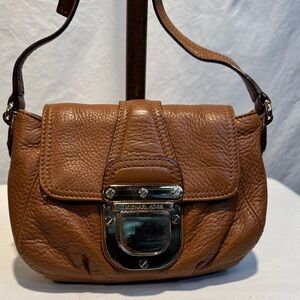 Michael Kors Tan Leather Crossbody Bag
